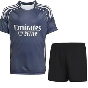 Barceelona Home Football Half Sleeve Yamal 10 Jersey 2025/26 with Shorts for Men(Medium 38) Multicolour