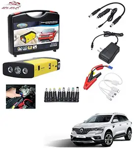AUTOADDICT Auto Addict Car Jump Starter Kit Portable Multi-Function 50800MAH Car Jumper Booster,Mobile Phone,Laptop Charger with Hammer and seat Belt Cutter for Renault Koleos