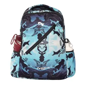 Adventure Worx Nova 32 L School Bag For College Travel and Bike Commuting | Stylish Laptop Bag for Men | School Bag for Kids | Available in Sky Blue
