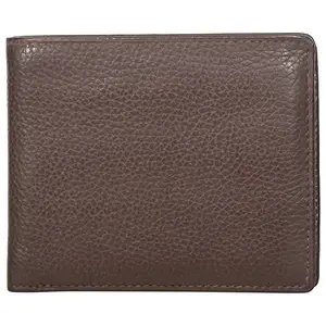 LMN Genuine Leather Brown Color Wallet for Men ILAV_1011 (12 Credit Card Slots)