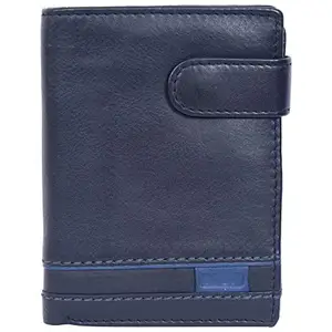 Leatherman Fashion LMN Genuine Leather Unisex Black Wallet 6 Card Slots