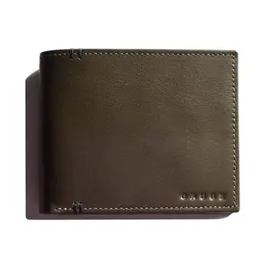 Gauge Machine Olive Colour Bi-fold Wallet