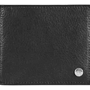 eske Stephen Leather RFID Money Clip Wallet for Men | Croco Texture with Magnetic Clip | 4 Card Slots, ID Window, Slim Front Pocket Design | Compact RFID Blocking Wallet (Black Vintage)