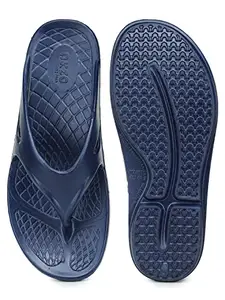 ABROS Men's AZVG0101 Slipper -Navy -6UK