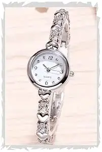 Brand: Acnos Acnos® Premium Brand Exclusive Choice 3 Types Diamond Rosegold Silver Exclusive Diamond Studded Bracelet Chain Girls Watch for Women Analog Watch for Women