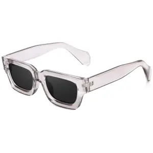 Visit the Peter Jones Store Peter Jones Thick Sides Broad Frame UV Protected Unisex Sunglasses (3659)