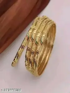 Trendy gold plated bangles| design - 50029 stylish and beautiful design Bangles