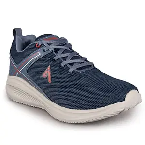 Action Athleo ATG-636 Men's Slate Red Mesh Breathable/Lightweight/Comfort/Walking/Gym/Outdoor/Trendy Running Shoe