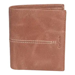 Leatherman Fashion LMN Genuine Leather Men's Tan Wallet (8 Card Slots)