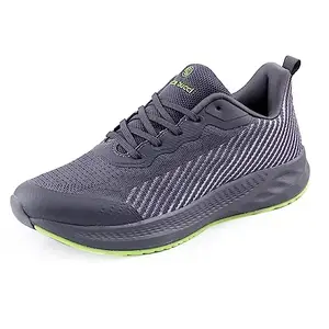 Bacca Bucci® Men's Essential Your Everyday All Purpose Grey Walking Running Casual Shoes for Men- Grey, Size UK9