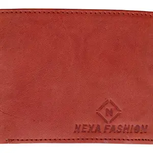 NEXA FASHION Leather Wallet for Men Light tan