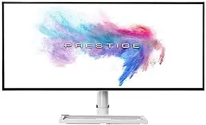 MSI Prestige PS341WU 5K WUHD Curved Screen Monitor, 34 Inch, 60Hz