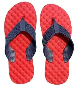 SL Enterprises dailywear fashionable stylish slipper flats Flipflop For Men For Everyday Use (Red, 7)