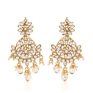 YouBella Jewellery Earings for women Pearl Jhumka/Jhumki Earrings for Girls and Women