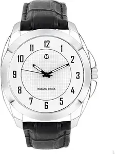 White Stainless Steel White Dial Day & Date Analog Men's Watch WT-134