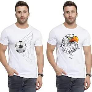 SST - Where Fashion Begins | DP-517 | Polyester Graphic Print T-Shirt | for Men & Boy | Pack of 2