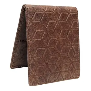 DCENT KRAFT Genuine Leather Wallet RFID Protection Leather Wallet, Textured Designer Giift Slim Leather Wallet for Men