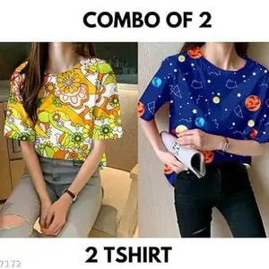 Trendy Women’s T-Shirt – Soft, Stylish, and Comfortable Tee for Everyday Fashion and Casual Wear Design No SH-P4051-M