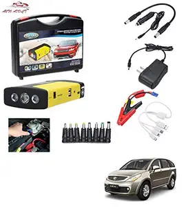 AUTOADDICT Auto Addict Car Jump Starter Kit Portable Multi-Function 50800MAH Car Jumper Booster,Mobile Phone,Laptop Charger with Hammer and seat Belt Cutter for Tata Aria