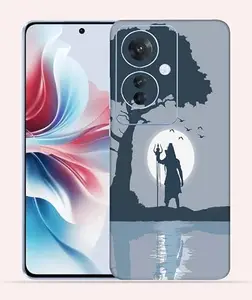 OggyBaba -Lord Shiva Oppo F25 Pro 5g Mobile Back Skin Rear Screen Guard Protector Film Wrap (Coverage - Back+Camera+Sides)