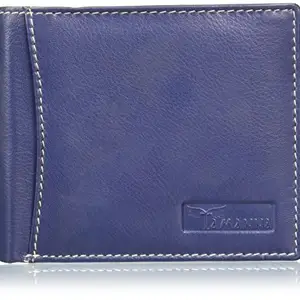 Stylish Blue Colour Genuine Leather Purse for Boys of JusTrack (LWM00176-JT_6)