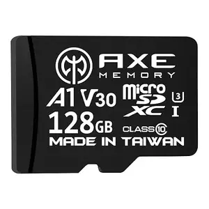 AXE MEMORY 128GB Micro SD Card 4K Ultra Full HD Video High Speed MicroSDXC Up to 95MB/S A1 V30 UHS-I U3