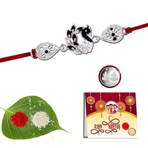 Anshri Rakhi Pack of 1 Rakhiforbrother RakhiforGift RakhiCombo BhiyaRakhi 098