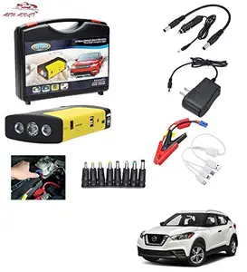 AUTOADDICT Auto Addict Car Jump Starter Kit Portable Multi-Function 50800MAH Car Jumper Booster,Mobile Phone,Laptop Charger with Hammer and seat Belt Cutter for Nissan Kicks