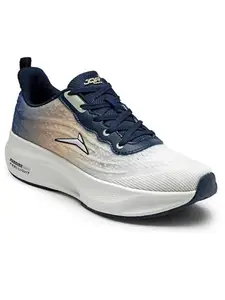 JQR 3D-MAX Men's Sports Running Shoes Knitting Upper Lace Up Design Soft Cushioned Memory Foam Insole Extra Grip Anti Skid Comfortable Lightweight Durable for Gym, Walking, Jogging & Everyday