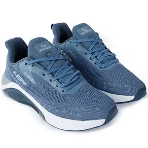 Lancer Mens PLATINUM-26 Grey Running Shoe - 9 UK (PLATINUM-26SGRY-LGR-9)