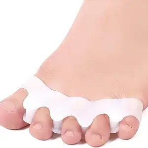 Zoxito Silicone Gel Toe Separators, Toe Straighteners, Bunion Relief, Relaxing Toes, Hammer Toe Straightener, Thumb Valgus Protector, Bunion Adjuster, Hallux Valgus Guard Feet