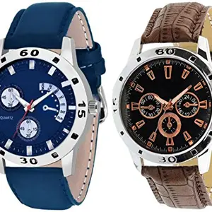 Scarter Analog Multicolor Dial Boy's and Men's Watches (Combo of 2)-S-205-212