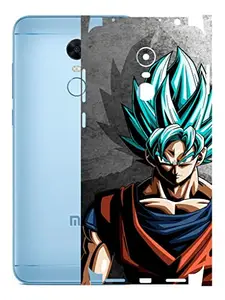 AtOdds AtOdds - Redmi Note 5 Mobile Back Skin Rear Screen Guard Protector Film Wrap (Coverage - Back+Camera+Sides) (Goku)