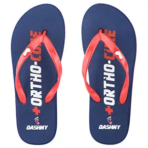 Dashny Ortho Cure (Navy)-254 Comfortable indoor/outdoor slippers & flip flops for women
