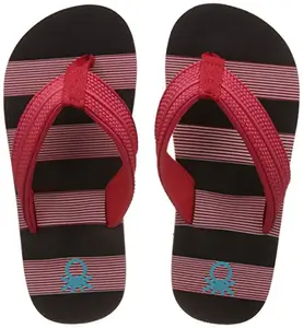 United Colors of Benetton Boy's Black Flip-Flops and House Slippers - 11 UK/India (30 EU) (17P8CFFPB680I)