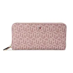 Tommy Hilfiger Aliciya Women Zip Around Wallet - Blush+Peach, No. of Card Slot : 8