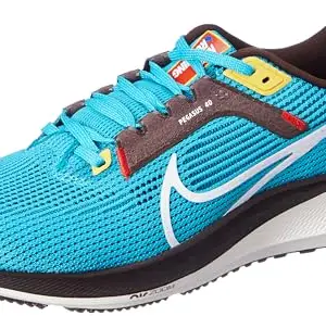 Nike Mens Air Zoom Pegasus 40 PRM-Teal Nebula/White-Earth-Pure Running Shoes Platinum-Fn4271-300-6 UK