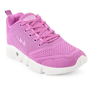 Campus Women's Camp-Bling Running Shoes Radiant Orchid/SIL - 5UK/India