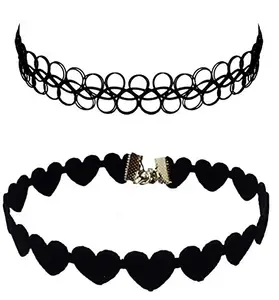 FASHMADE “Where Fashion is Made” FashMade Trendy Choker Necklace For Women/Girls PACK OF 2