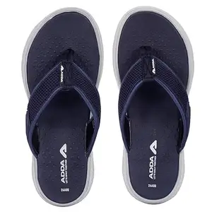 ADDA (LABEL) ADDA I-CLOUD-02 Flip Flops, EVA Sole, Lightweight Comfort Slippers (NAVY-GREY, UK Footwear Size System, Adult, Men, Numeric, Medium, 8)