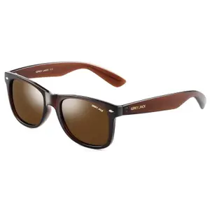 Visit the grey jack Store grey jack Square Sunglasses Polarized Lens, Classic and Retro Style, Driving and Fishing Eyewear for Men Women S1105