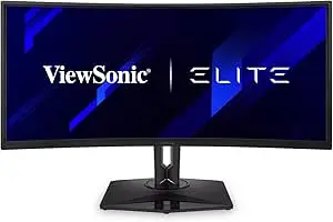 ViewSonic ELITE XG350R-C 35 Inch UltraWide 21:9 Curved 1440p 100Hz RGB Gaming Monitor