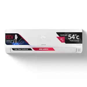 Hitachi 1 Ton Class 5 Star, 4-Way Swing, ice Clean, Xpandable+, Inverter Split AC (100% Dust Filter, 5500STXL RAS.V512PCBISH1)