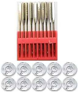 Zenith Ball Point Needles HA 14 for Domestic Sewing Machines Imported (Japan) 10 Needles- STEEL