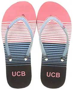 United Colors of Benetton Women Pink Flip-Flops-3 UK/India (36 EU) (18A8CFFPL137I)