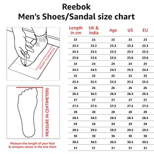 Reebok Men Gusto HIGHWORTH Running Shoes Black-Noble Grey MET-SEMI Orange Flare 9