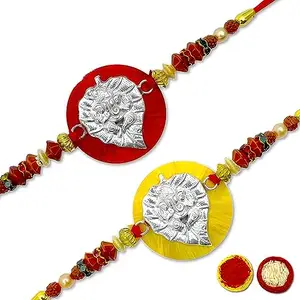 RANA SILVER RAKHI 92.5% Pure Silver Rakhi for Brothers | Real Silver Rakhi with Certificate of Authenticity