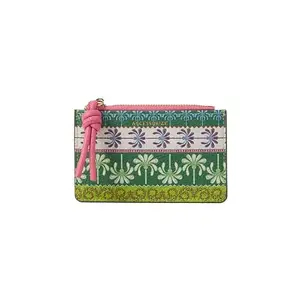 Accessorize London Women's Multi Color Palma Printed Card Holder | Wallet for Women Stylish |Latest Ladies Small Wallet Purse |Purse for Women Handbag