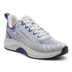 Action Men's White & R.Blue Mesh Running Sports Shoes - ATG-758-WHITE-R-BLUE_8