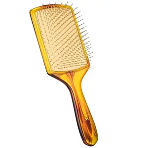 Ankita Paddle Hair Brush with Steel Pin Bristles|Hair Brush with Strong and Flexible Bristles|For Grooming, Straightening, Smoothing, Detangling Hair, Ideal for Men & Women|(A37)
